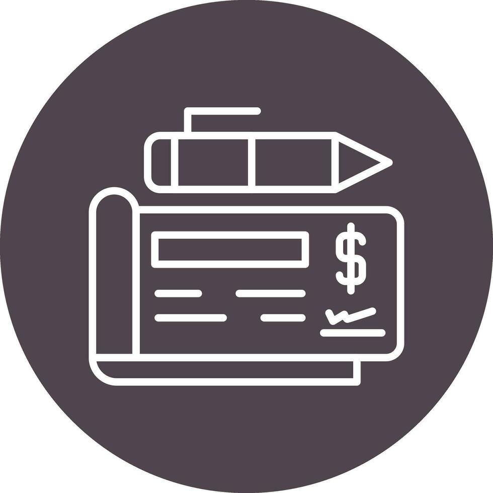 Checkbook Vector Icon