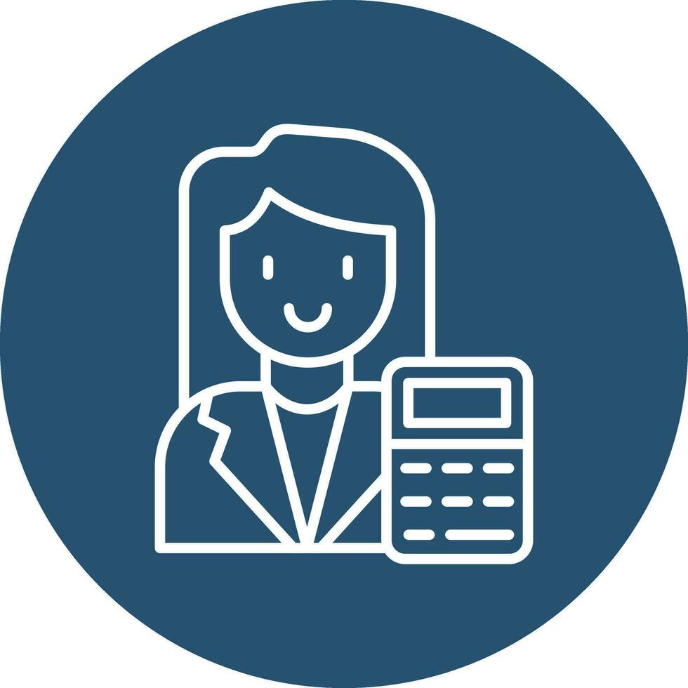 Accountant Vector Icon