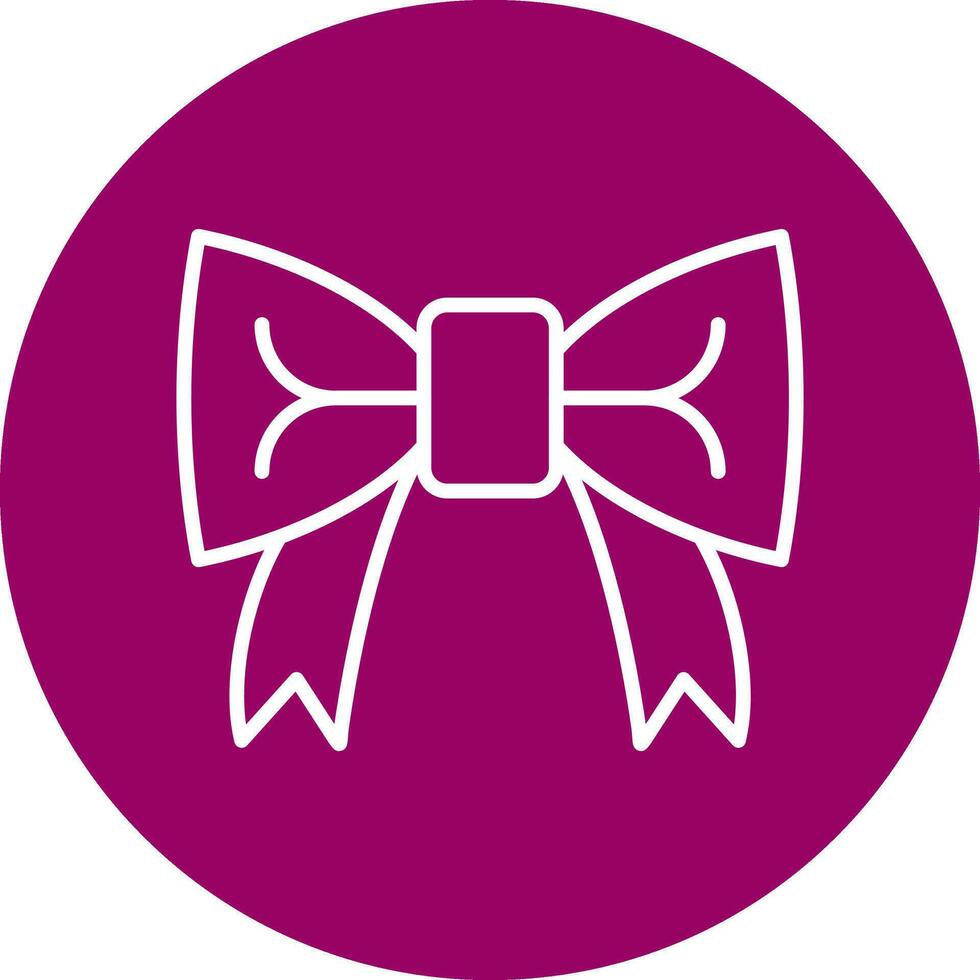 Ribbon Bow Vector Icon