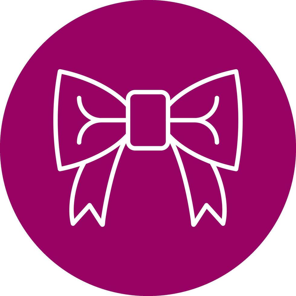 Ribbon Bow Vector Icon