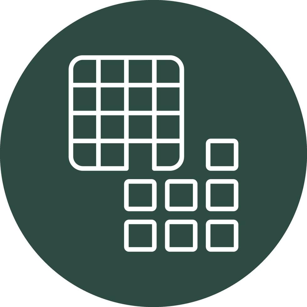 Mosaic Vector Icon