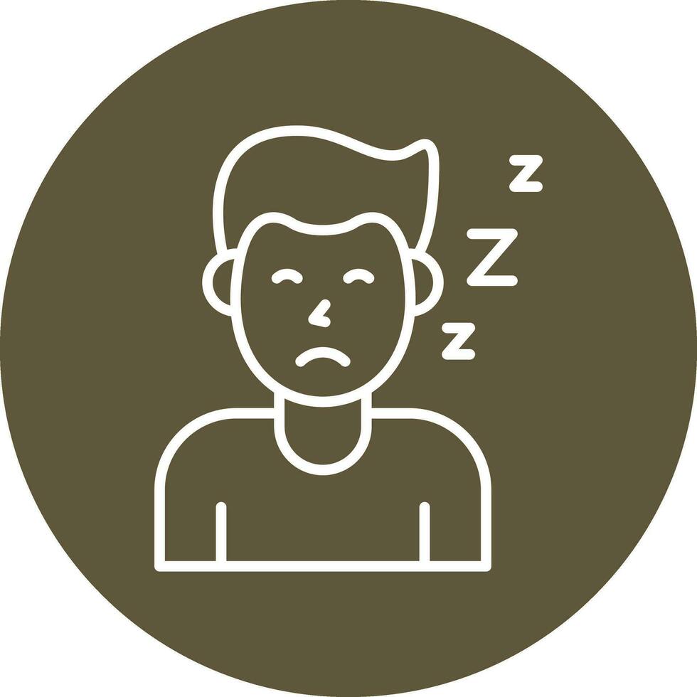 Bored Vector Icon