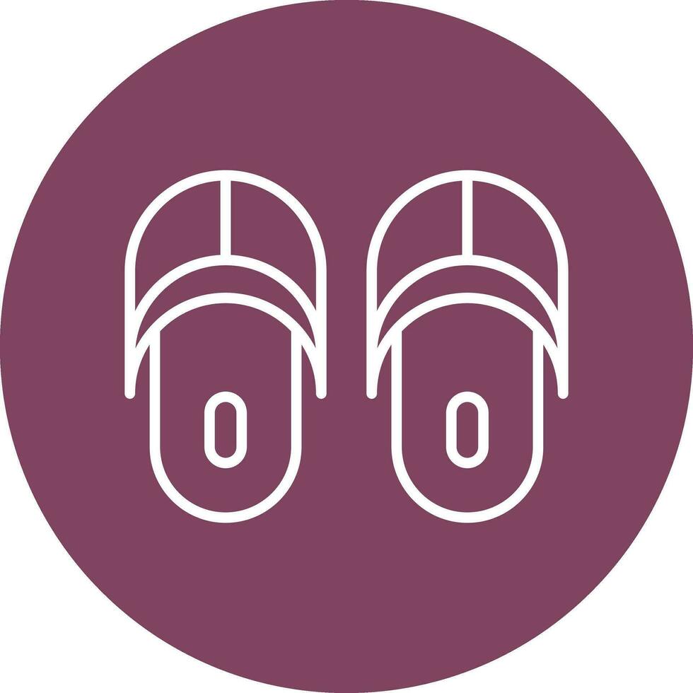 Slippers Vector Icon