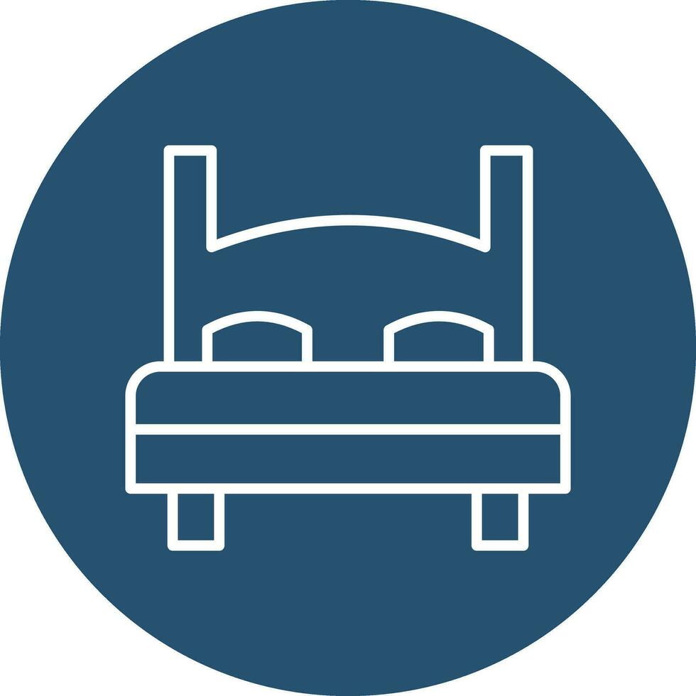 Double Bed Vector Icon
