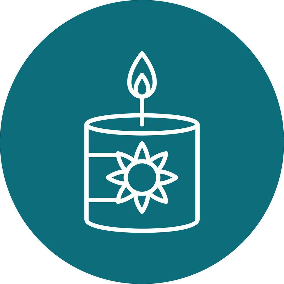 Scented Candle Vector Icon