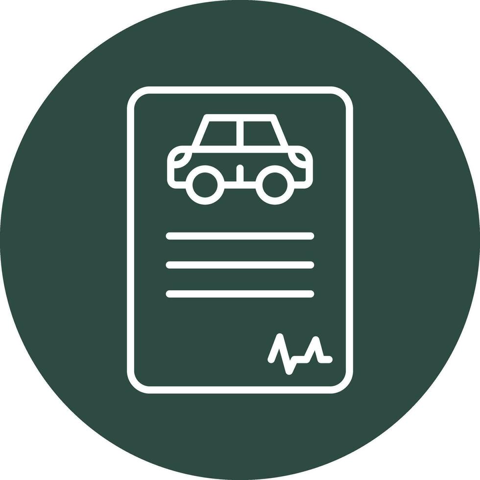 Driving License Vector Icon