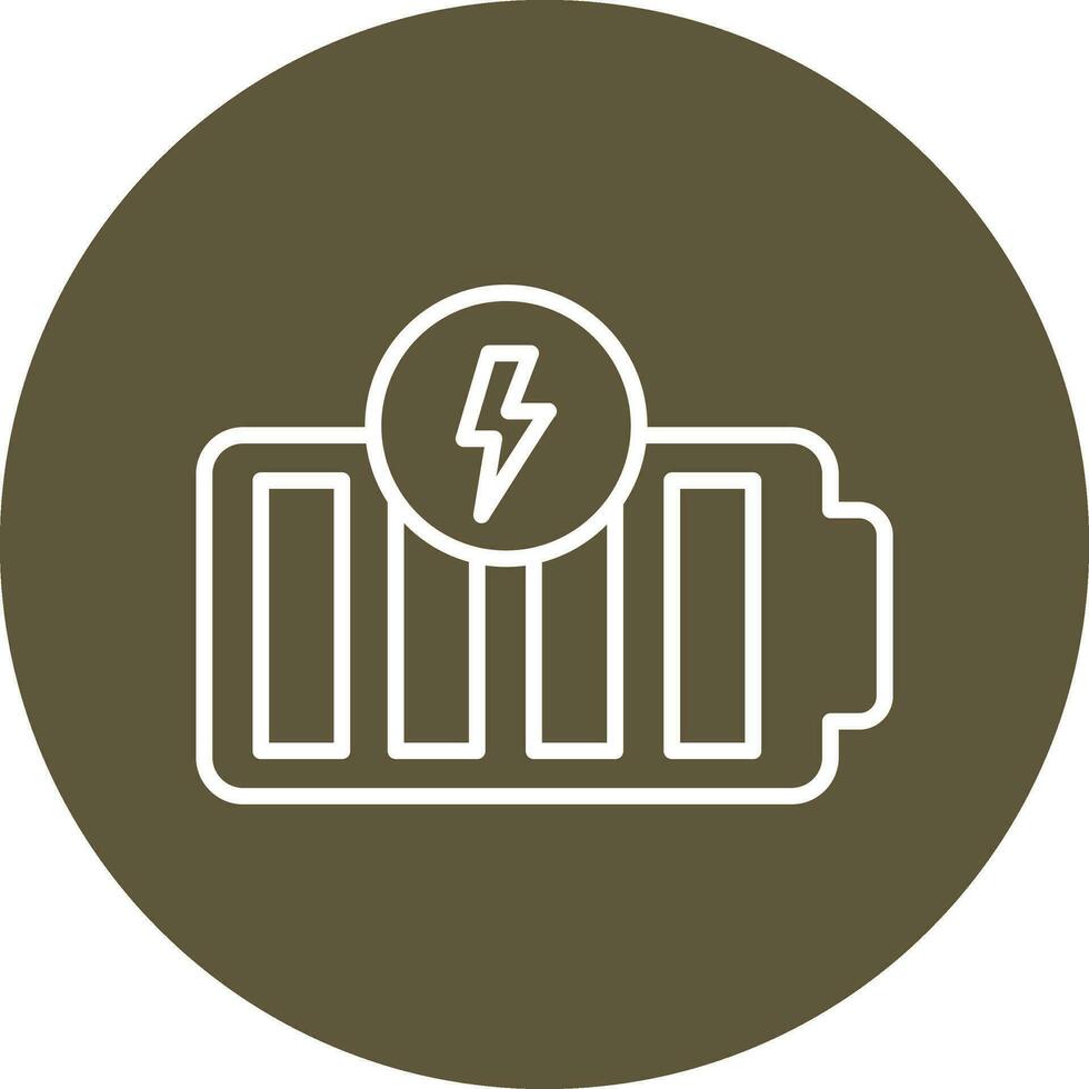 Full Battery Vector Icon