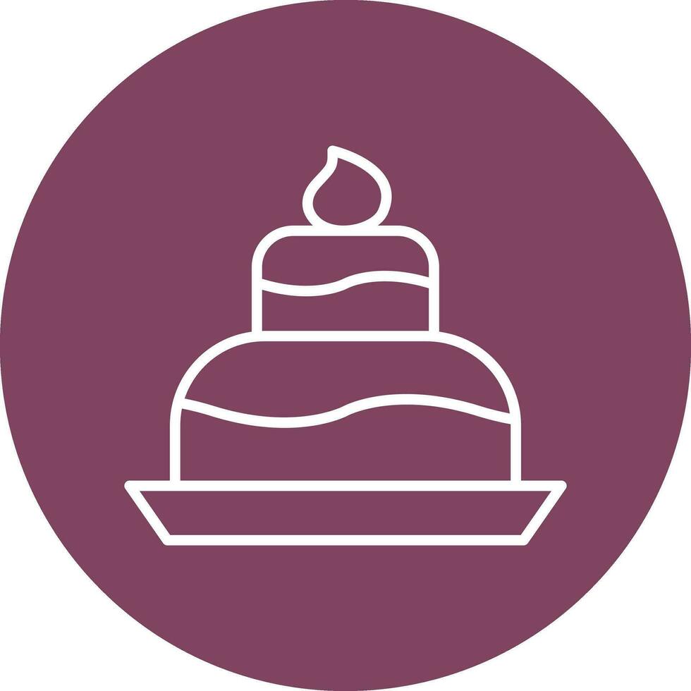 Wedding Cake Vector Icon