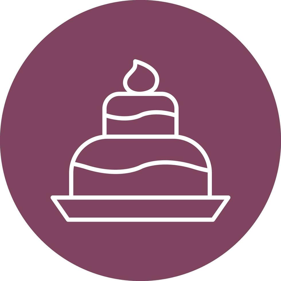 Wedding Cake Vector Icon