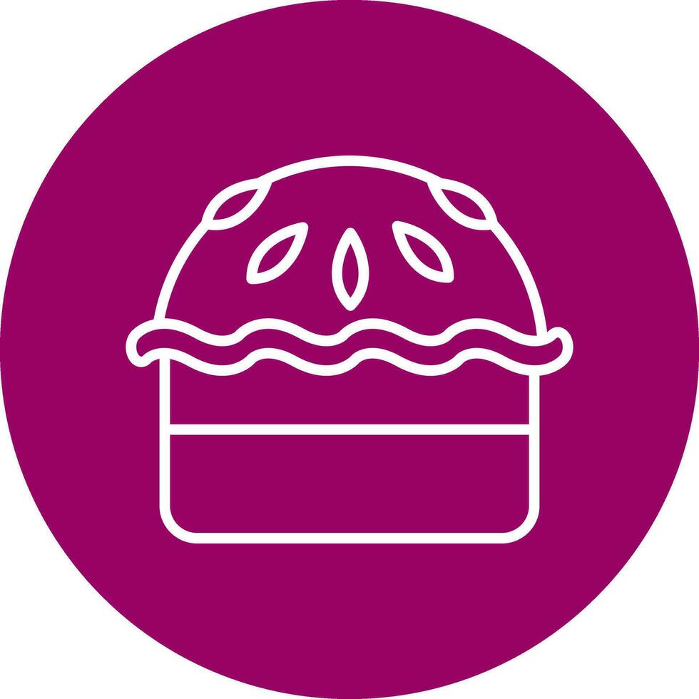 Pie Vector Icon