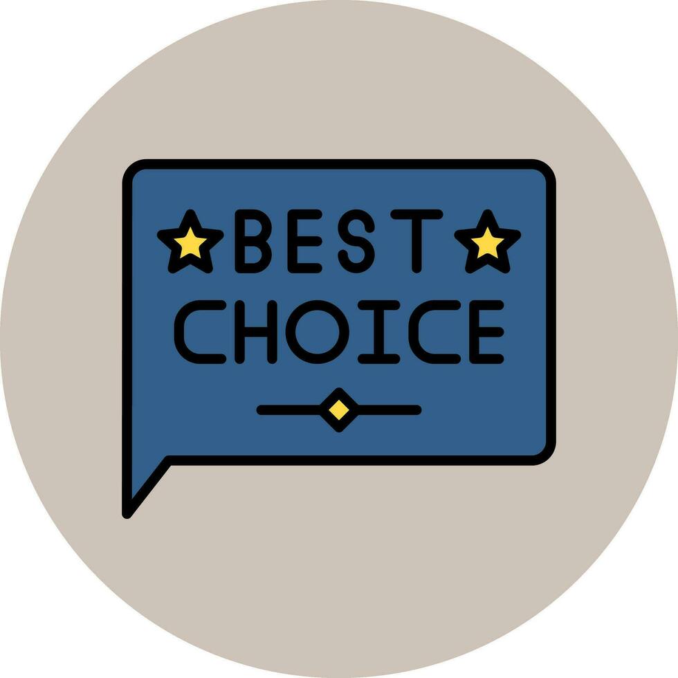 Best Choice Vector Icon