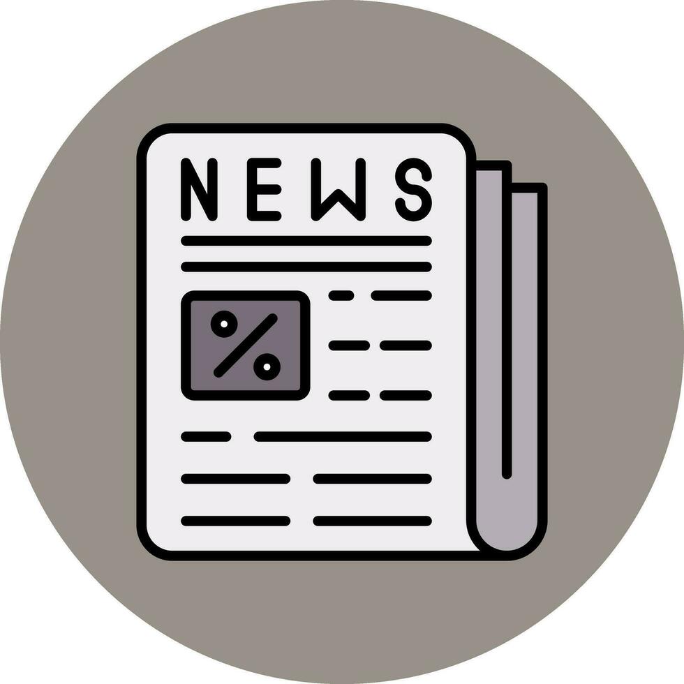 Newspaper Vector Icon