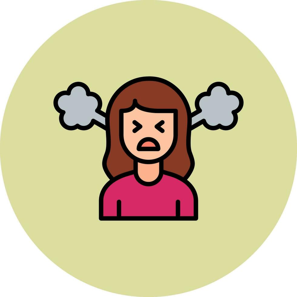 Angry Vector Icon