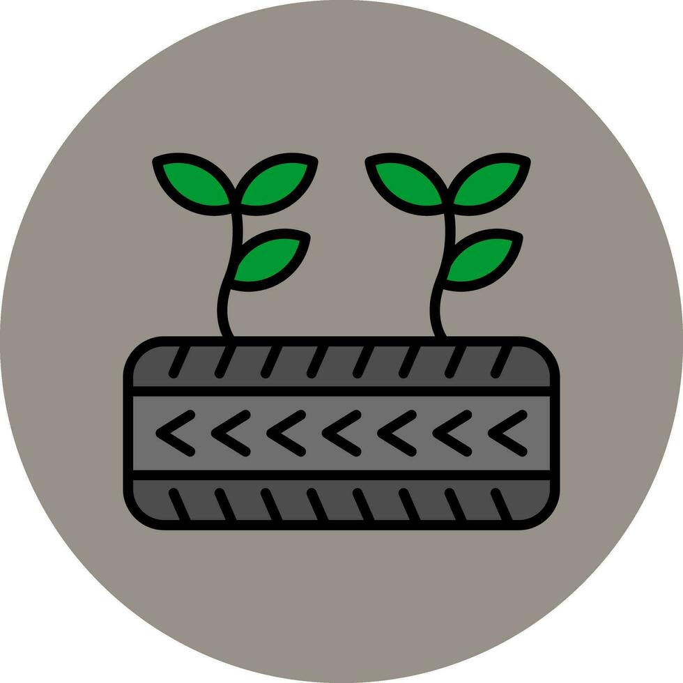 Tire Vector Icon