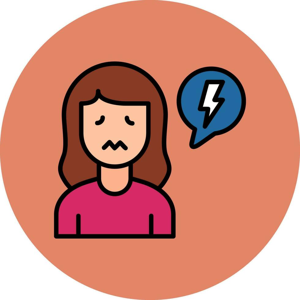 Overwhelmed Vector Icon