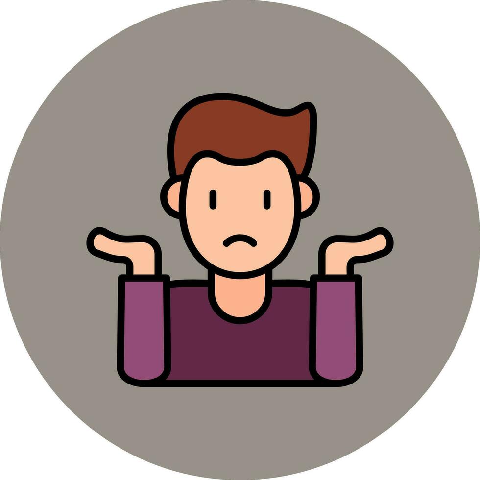 Shrug Vector Icon