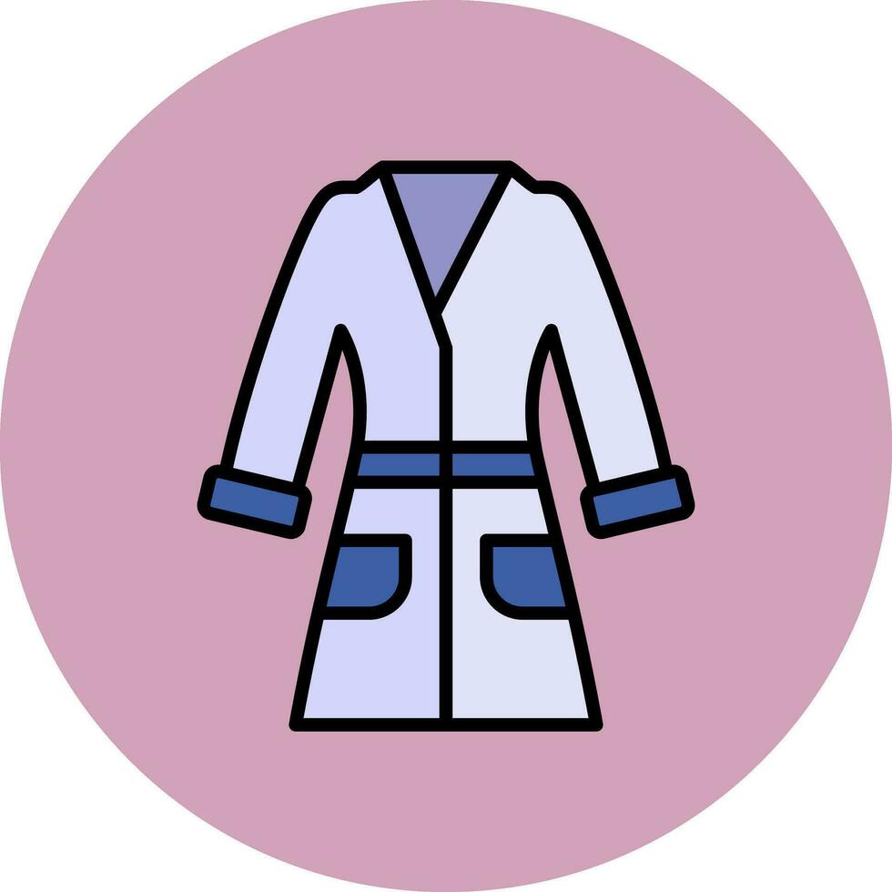 Bathrobe Vector Icon