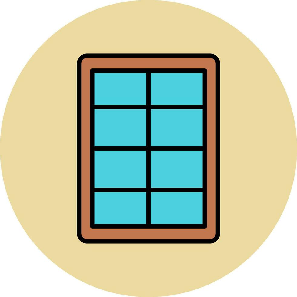 icono de vector de ventana