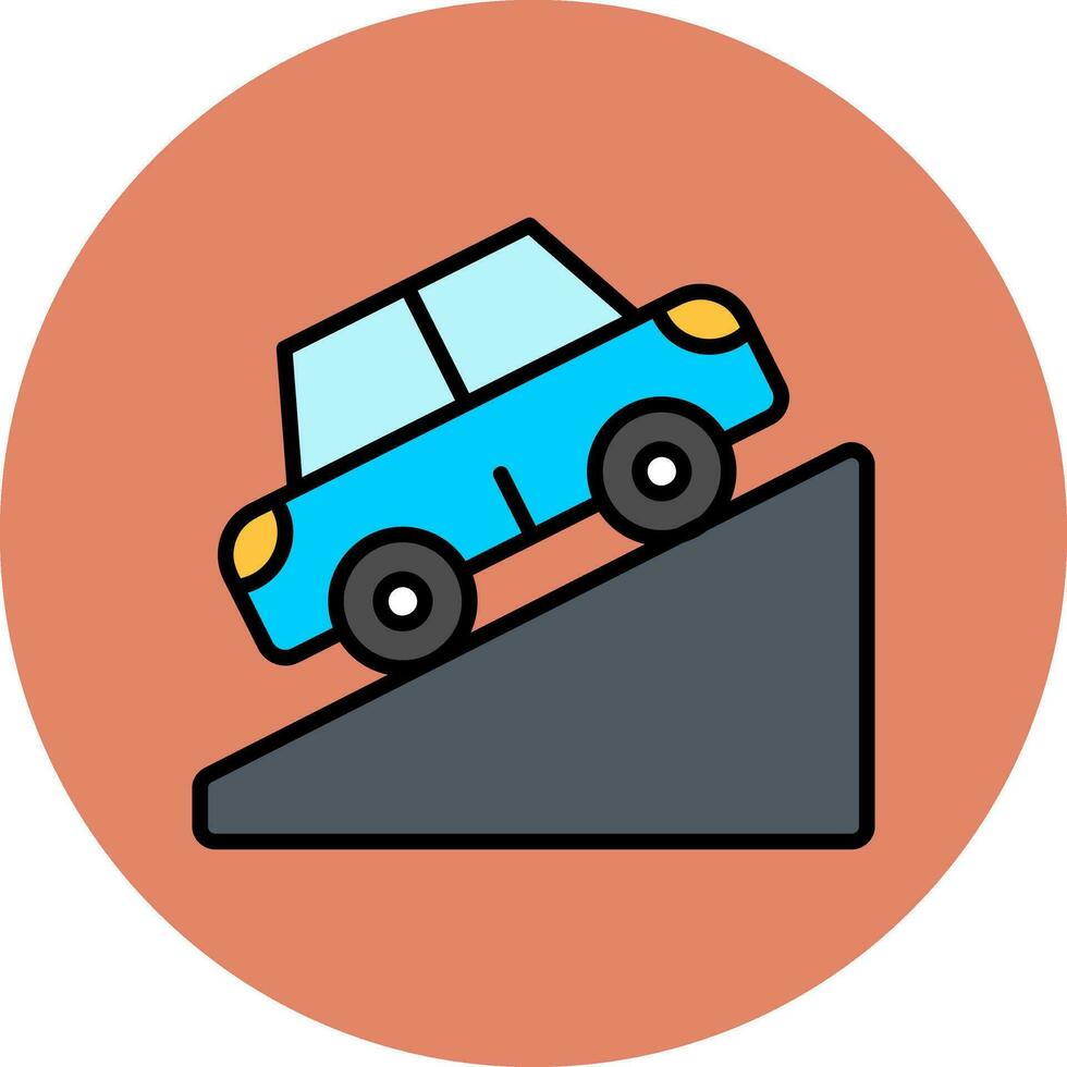 Uphill Vector Icon