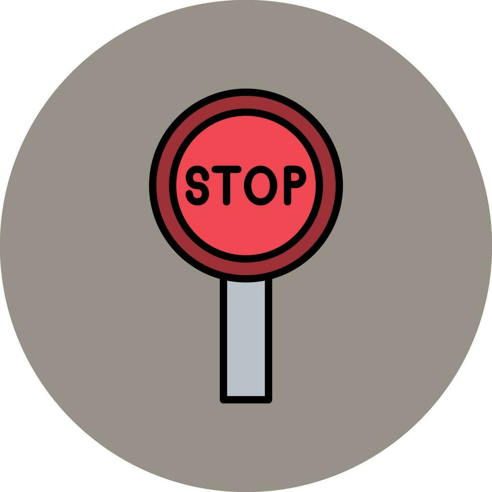 Stop Sign Vector Icon