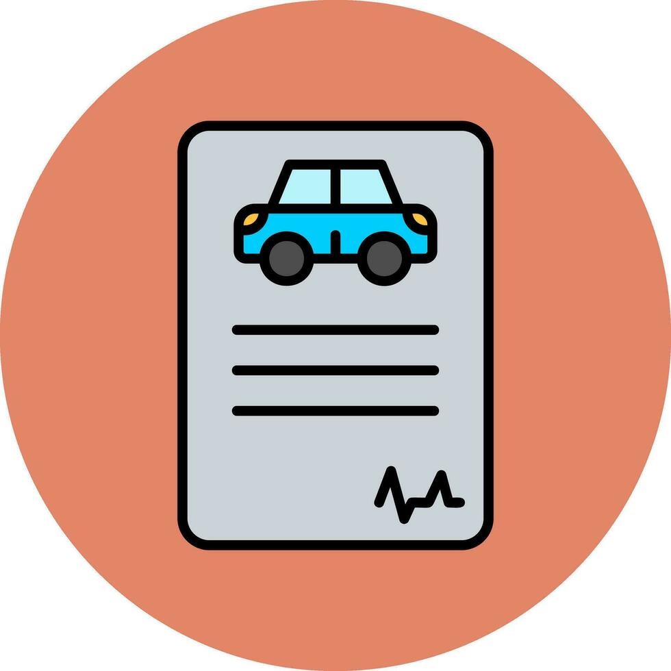 Driving License Vector Icon