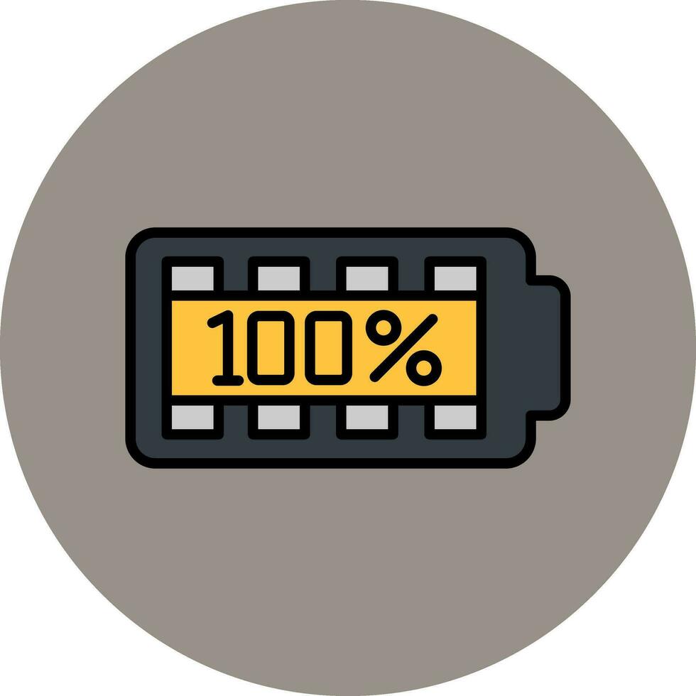 100 Percent Vector Icon