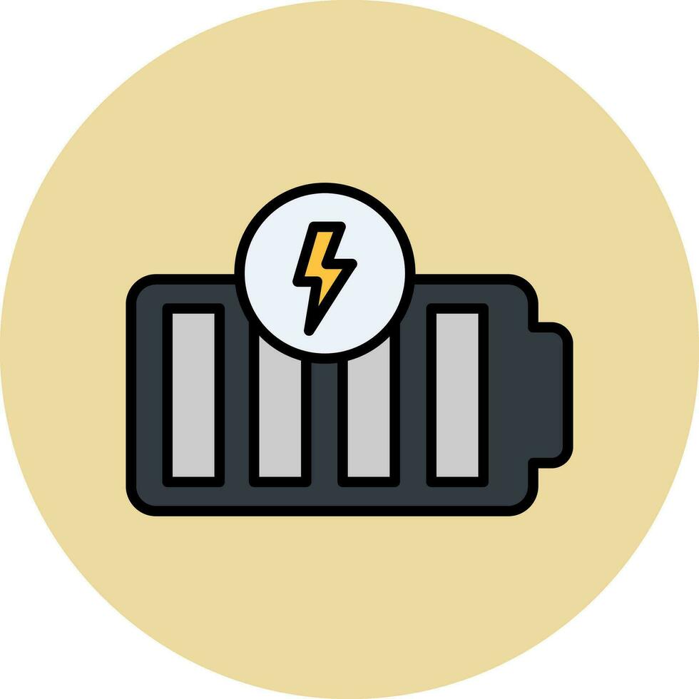 Full Battery Vector Icon
