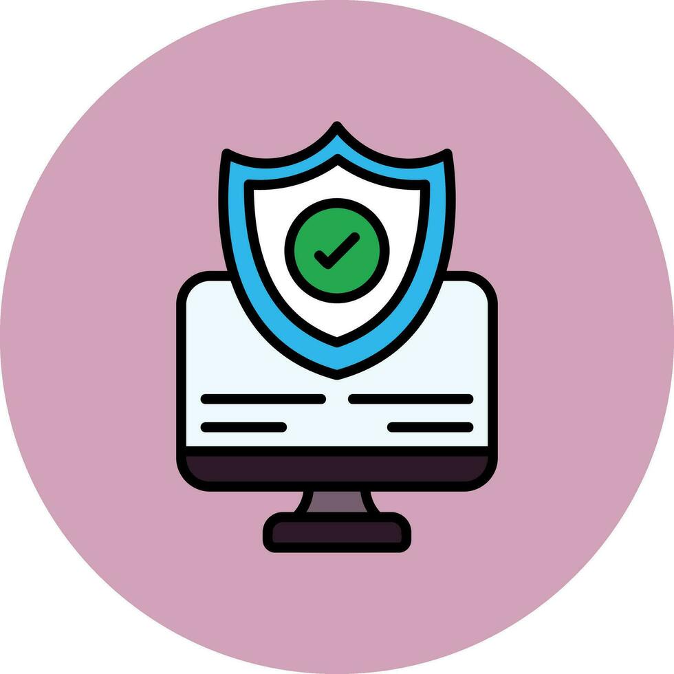 icono de vector de seguridad