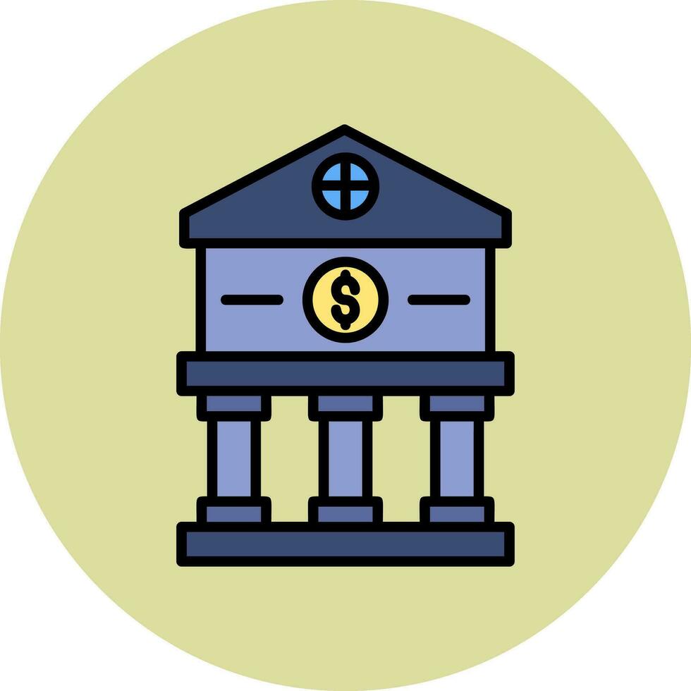 bank Vector Icon