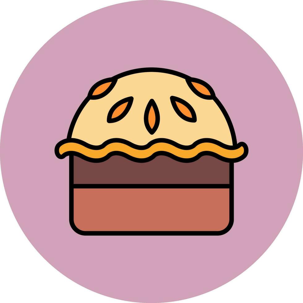 Pie Vector Icon