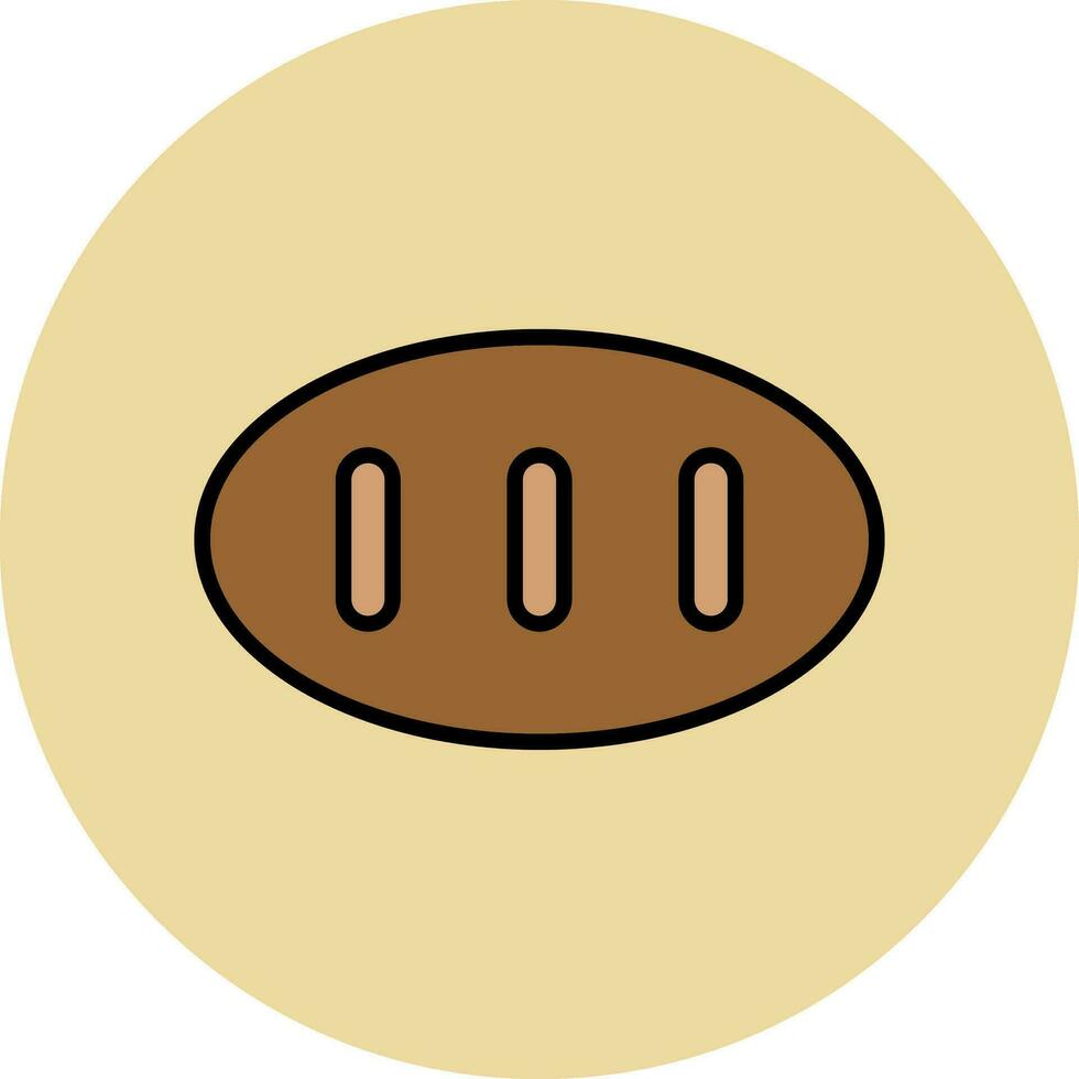 icono de vector de panadería