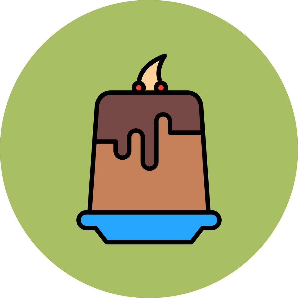 Pudding Vector Icon