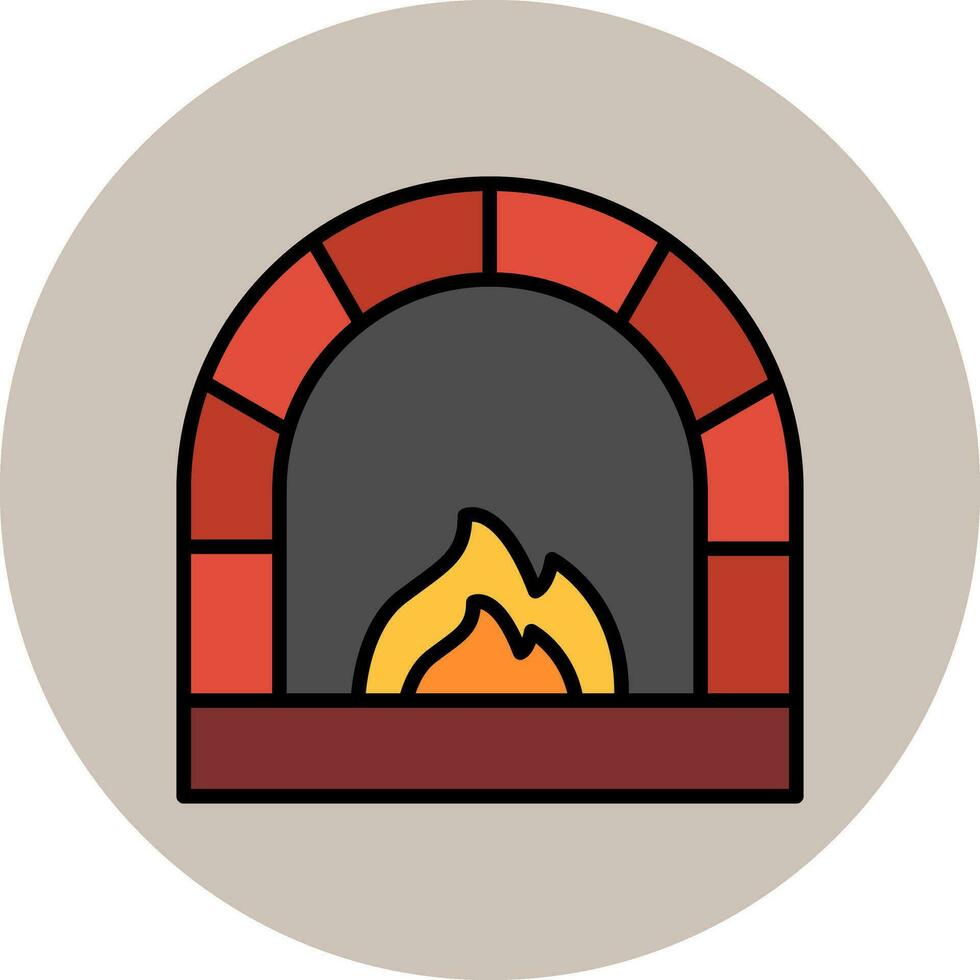 Stone Oven Vector Icon