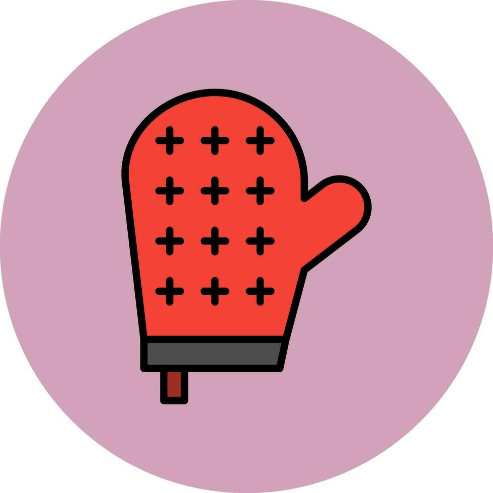 Oven Glove Vector Icon