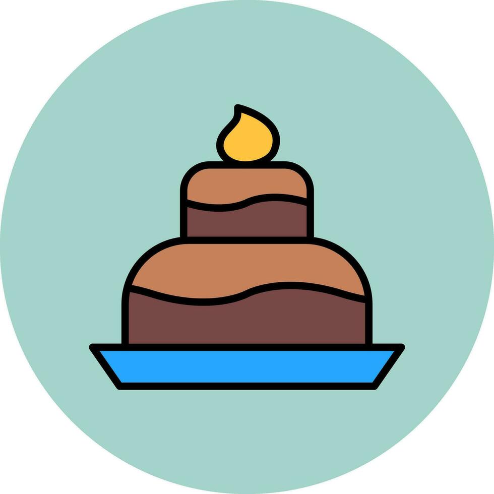 Wedding Cake Vector Icon
