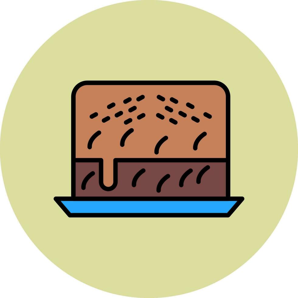 Brownie Vector Icon