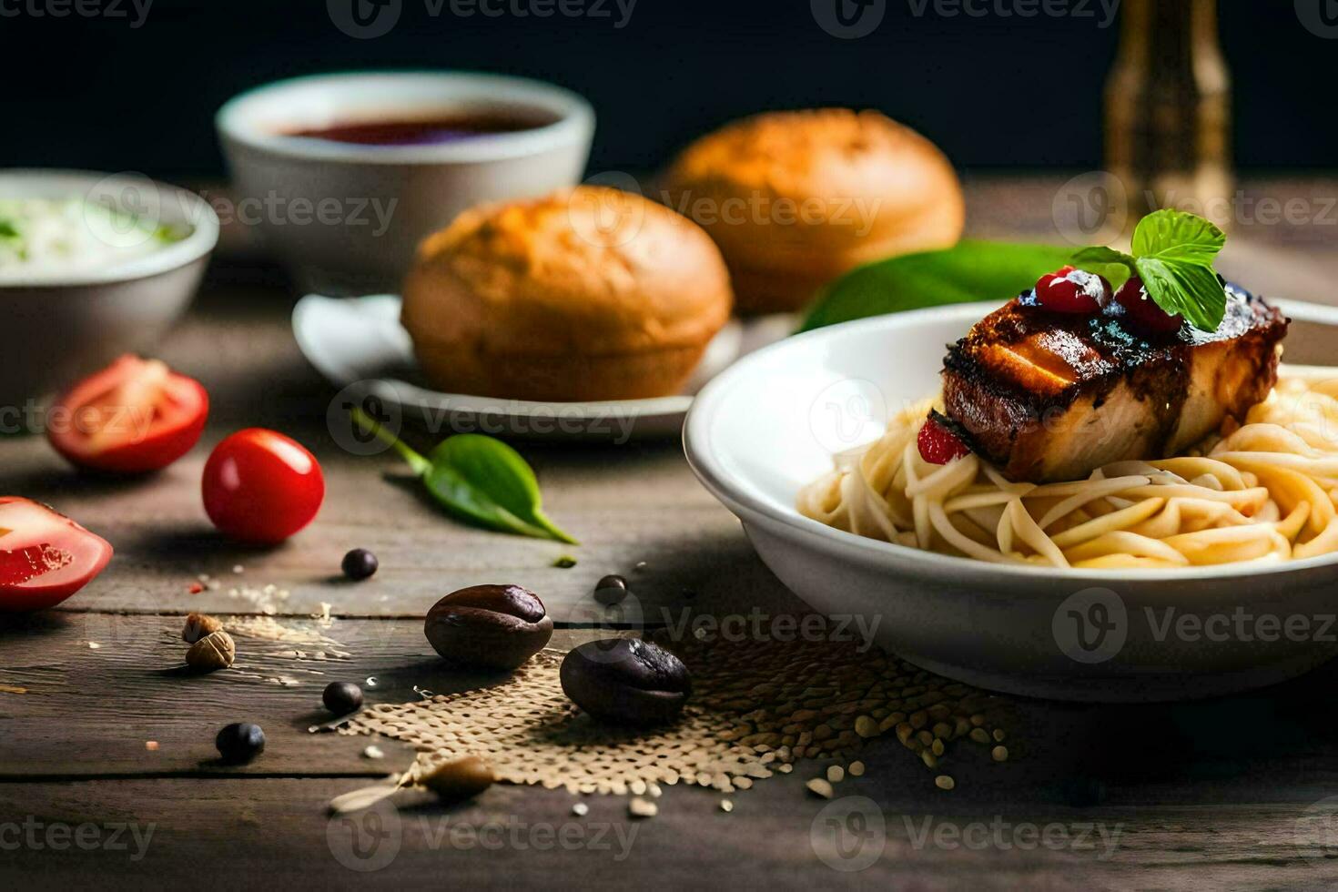 el mejor comida en el mundo es no en un restaurante, es en tu propio cocina. generado por ai foto