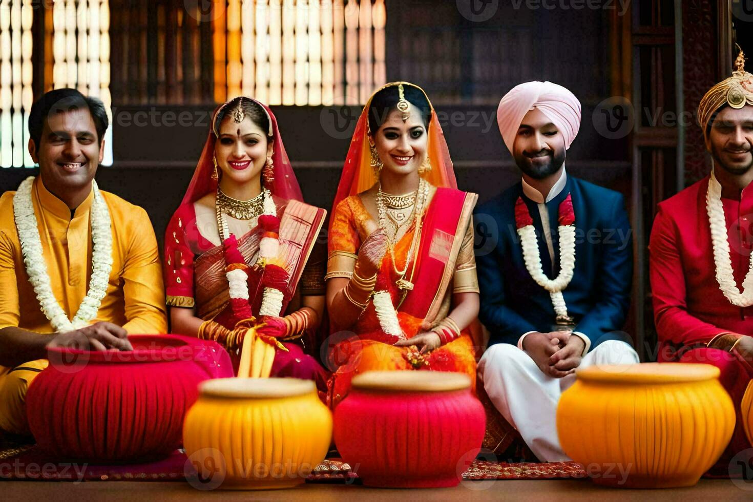 indian wedding in bangalore. AI-Generated photo