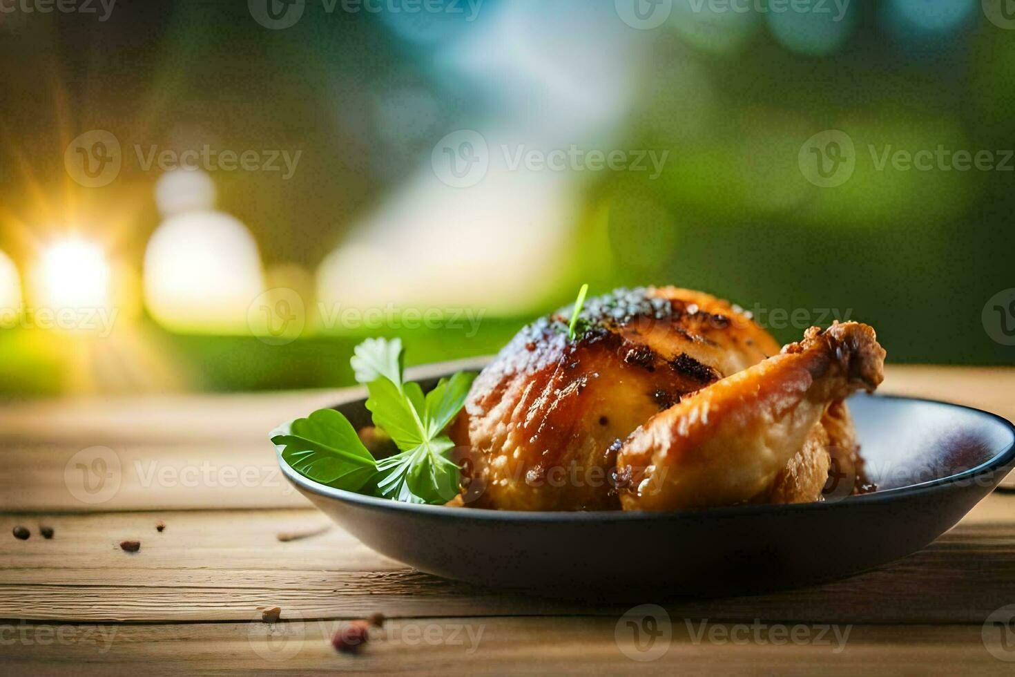 el mejor pollo recetas para el vacaciones. generado por ai foto