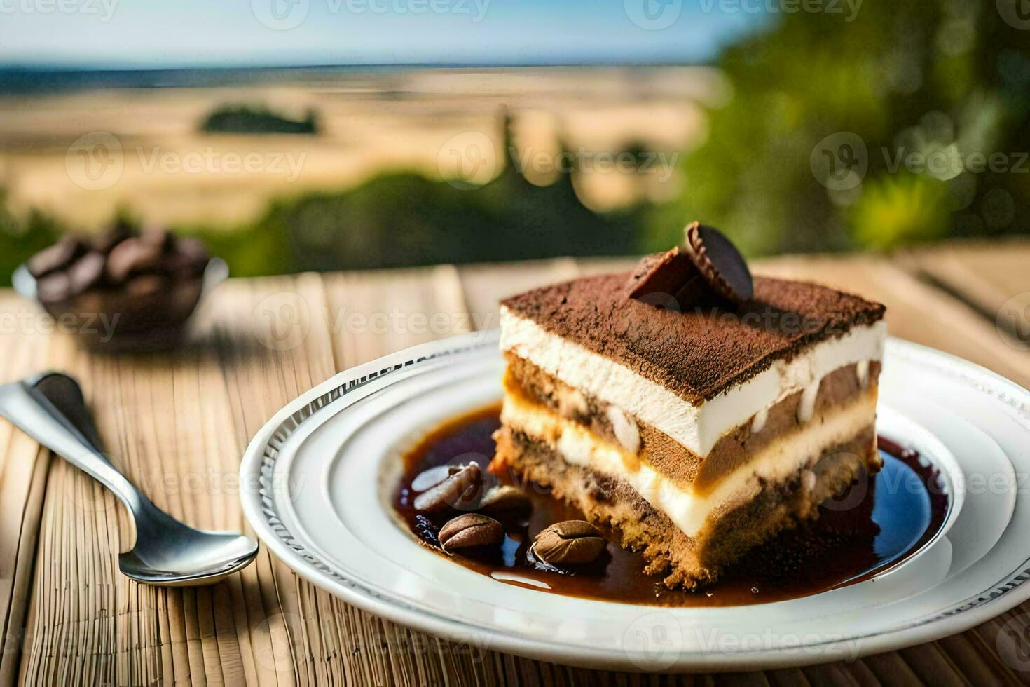 tuscany dessert - italian dessert. AI-Generated photo