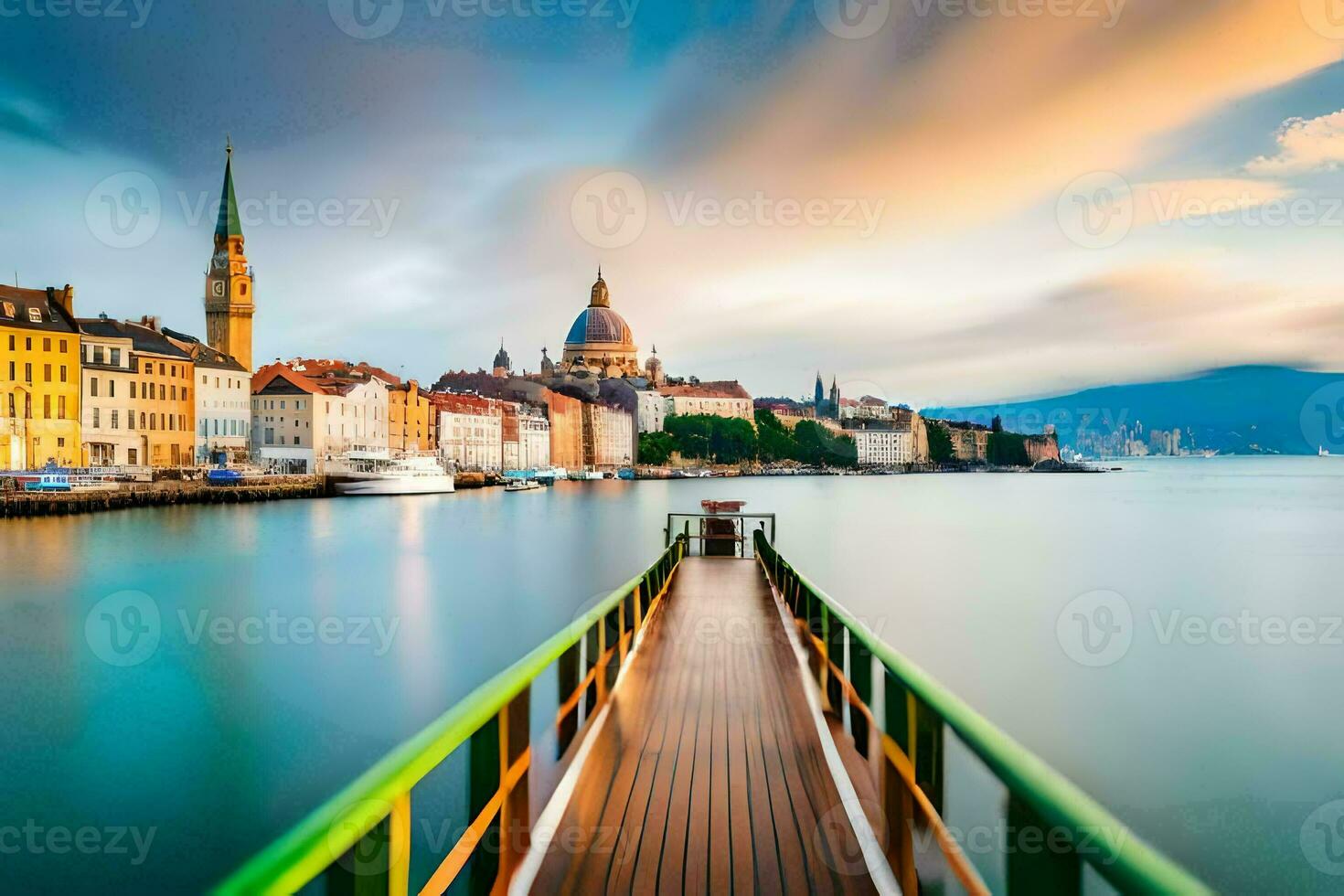 the city of luzern in switzerland. AI-Generated photo