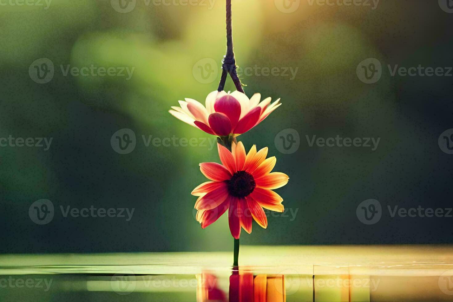photo wallpaper the sun, flowers, water, the sun, the sun, the sun, the. AI-Generated