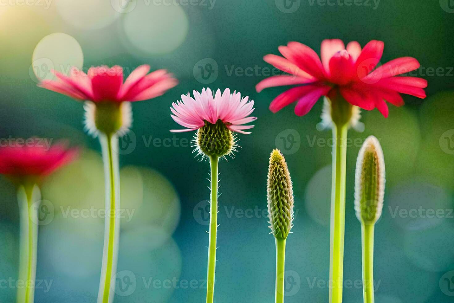 foto fondo de pantalla el cielo, flores, el sol, el flores, el sol, el flores. generado por ai