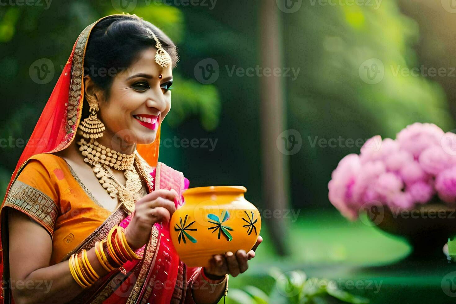 indian wedding photography in delhi. AI-Generated photo