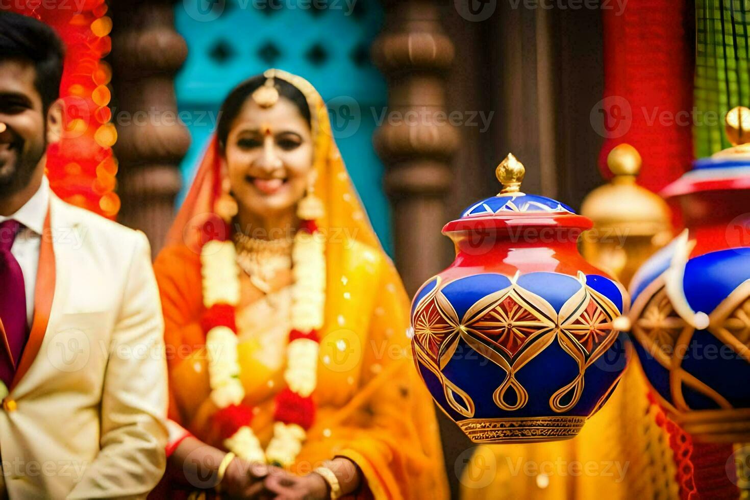 indian wedding photography in bangalore. AI-Generated photo