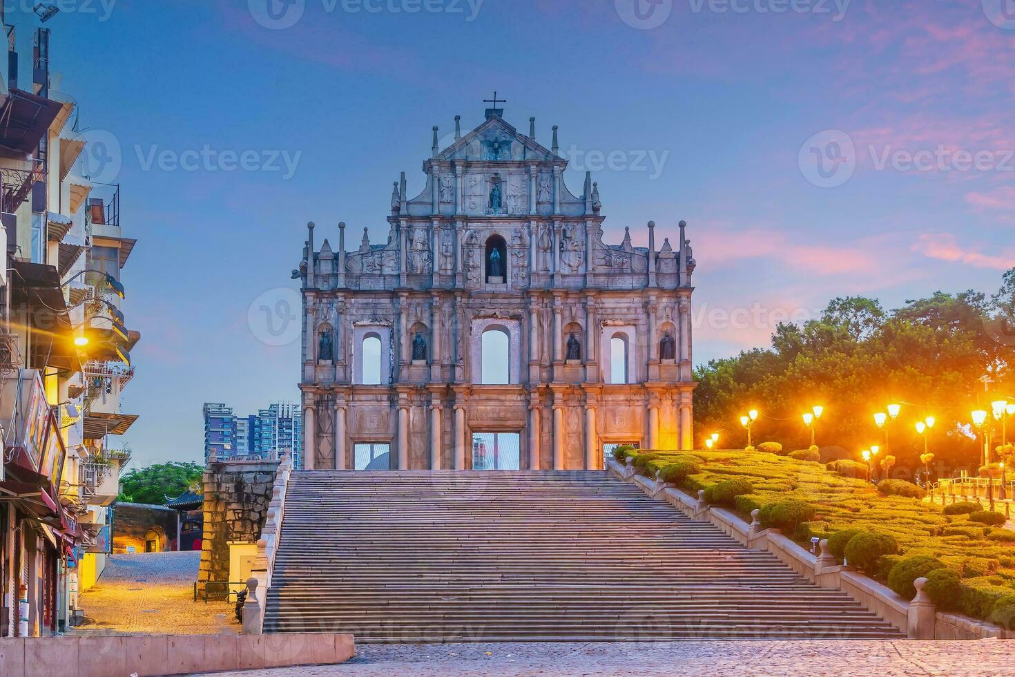 Ruins Of Saint Paul's Cathedral in Macau photo