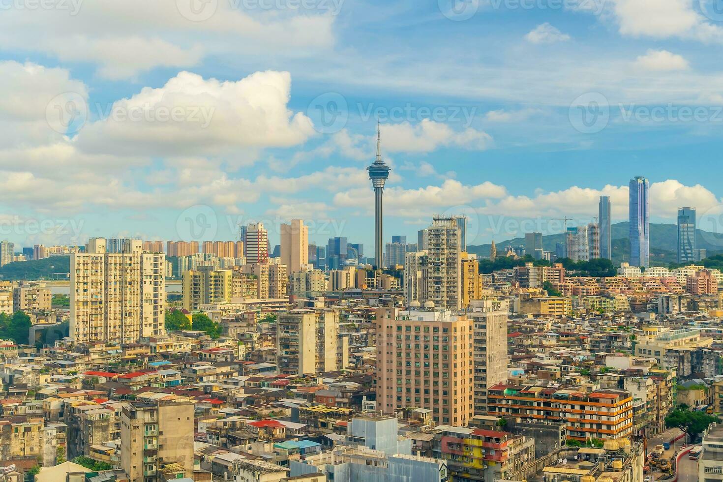 Beautiful cityscape of Macau downtown photo