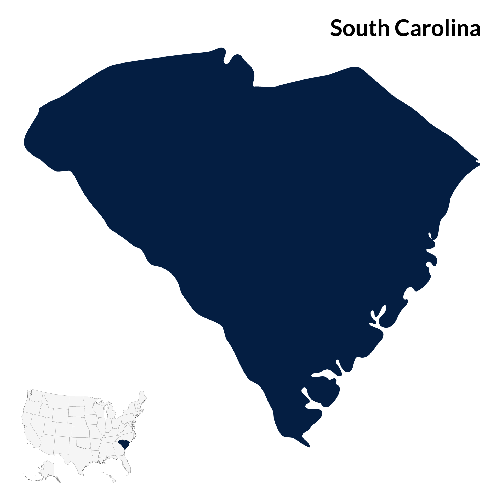 Map of south carolina south carolina map usa map 32159552 png