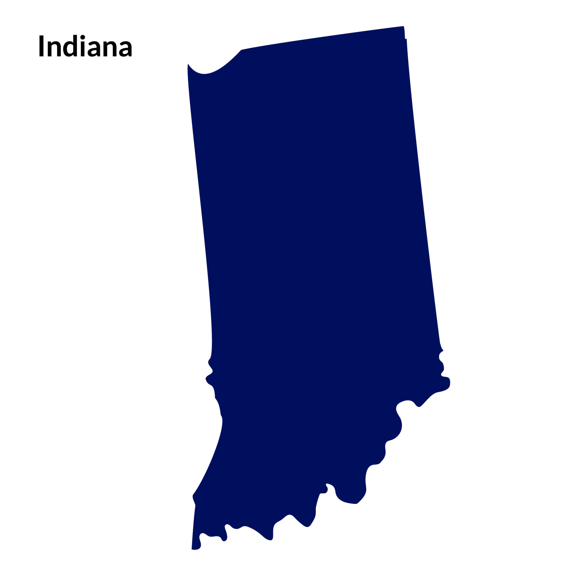 Map of Indiana. Indiana map. USA map 32159651 PNG