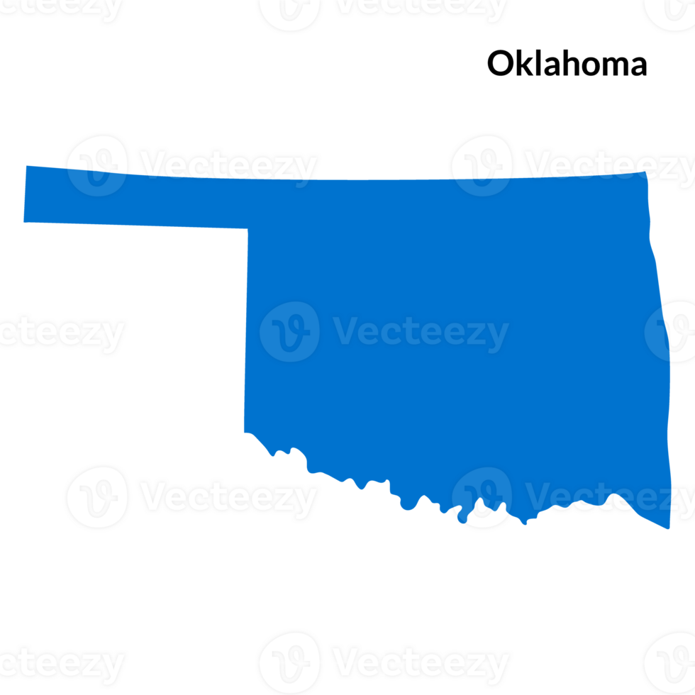 Map of Oklahoma. Oklahoma map. USA map png